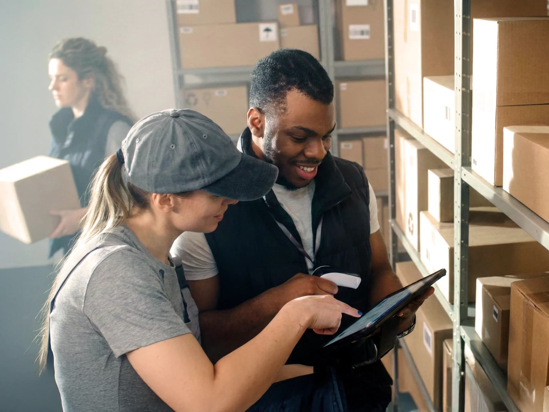 Three-dimensionally manage
the environment of stored cargo.